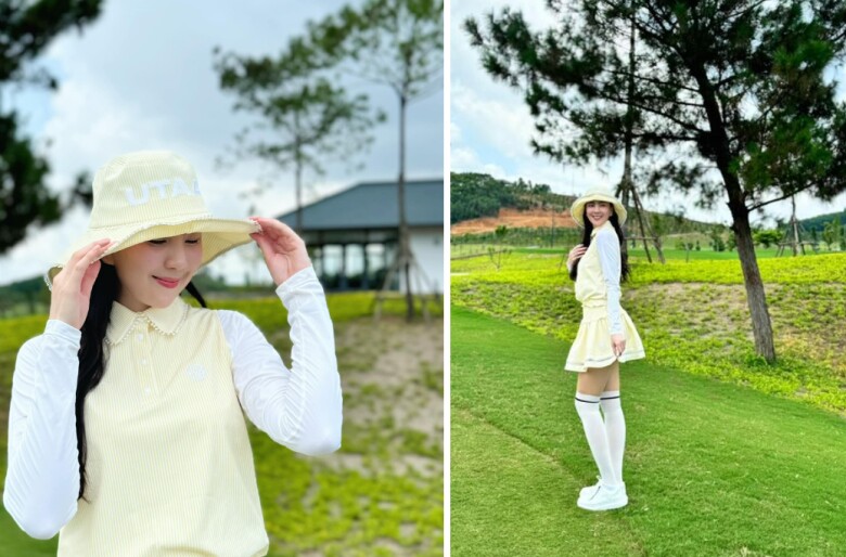 Nữ MC cũng đầu tư không ít tiền cho niềm đam mê golf.